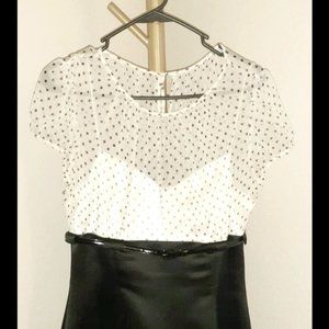 Dress black & white